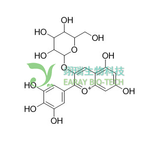 飞燕草素-3-O-半乳糖苷HPLC98% Delphinidin 3-O-galactoside CAS：197250-28-5 中药对照品分析标准品