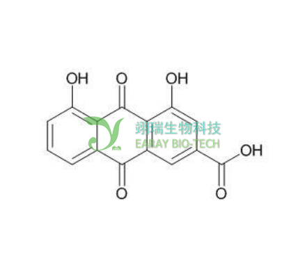 大黄酸 98% CAS 478-43-3 中药标准品 对照品