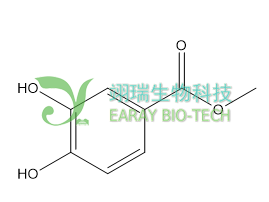 原儿茶醛甲酯 3,4-二羟基苯甲酸甲酯 Methyl 3,4-dihydroxybenzoate 2150-43-8 天然产物 对照品 标准品
